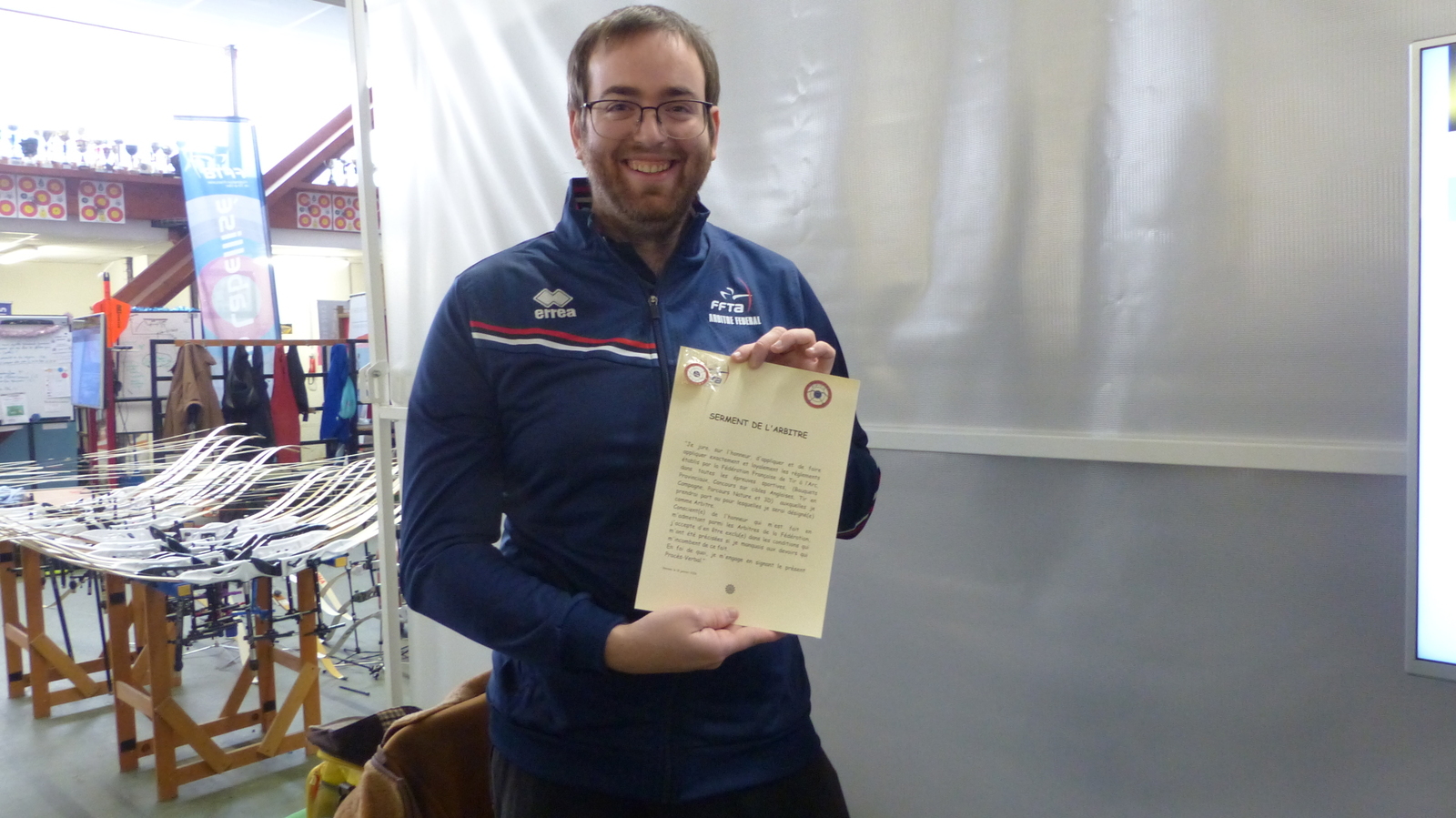 Un nouvel arbitre dans les rangs !
