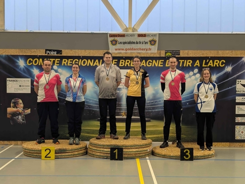 Championnat régional de Bretagne tir à 18 m en individuel : 2 vice-champions en S1FCL et S2HCL !