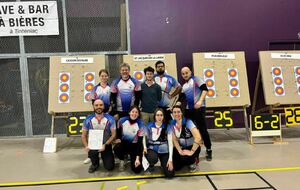 Championnat départemental Salle par équipe, concours spécial jeunes : que de bons moments pour nos archers compétiteurs !