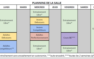 Les inscriptions ont débuté et début des cours le 10 septembre !