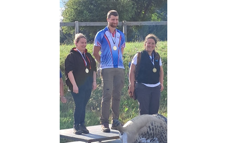 Nos secrétaires au top : après le titre de Laetitia, Ronan, champion de Bretagne 3D en S1/arc droit !